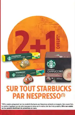 Intermarché Express Starbucks par Nespresso offre