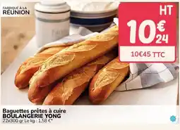Promocash BOULANGERIE YONG Baguettes prêtes à cuire offre