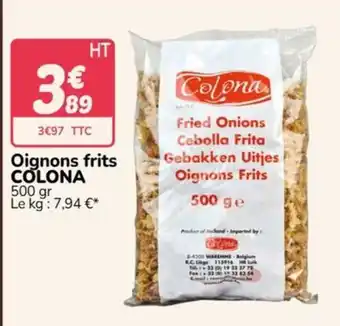 COLONA Oignons frits