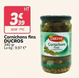 Promocash DUCROS Cornichons fins offre