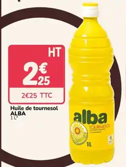 Promocash ALBA Huile de tournesol offre