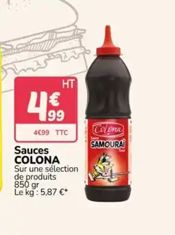 Promocash COLONA Sauce SAMOURAI offre