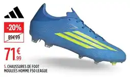 Intersport Adidas Chaussures de foot moulees homme F50 League offre