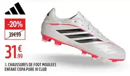 Intersport ADIDAS CHAUSSURES DE FOOT MOULEES ENFANT COPA PURE IV CLUB offre