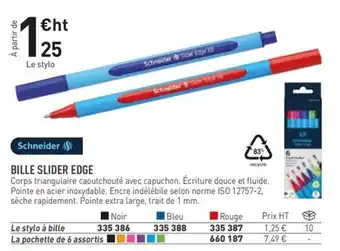 Schneider BILLE SLIDER EDGE