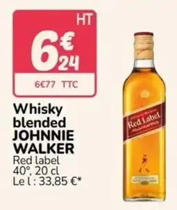 Promocash JOHNNIE WALKER Whisky blended offre