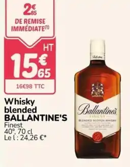Promocash BALLANTINE'S Whisky blended offre