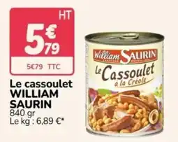 Promocash WILLIAM SAURIN Le cassoulet offre