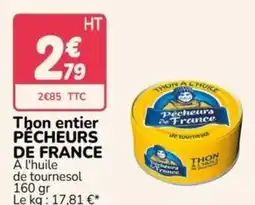 Promocash PÊCHEURS DE FRANCE Thon entier offre