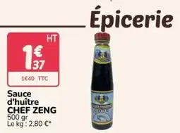Promocash CHEF ZENG Sauce d'huître offre