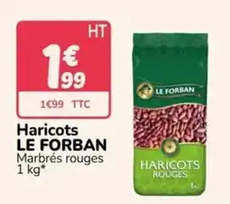 Promocash LE FORBAN Haricots offre