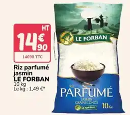 Promocash LE FORBAN Riz parfumé jasmin offre