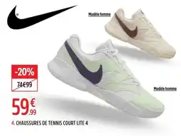 Intersport Nike Chaussures de tennis Court Lite 4 offre