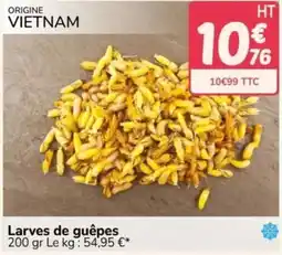 Promocash Larves de guêpes offre