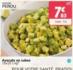 Promocash Avocats en cubes offre