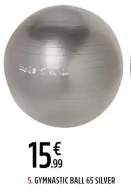 Intersport Gymnastic ball 65 silver offre