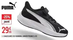 Intersport PUMA CHAUSSURES DE RUNNING JUNIOR POUNCE LITE offre