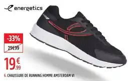 Intersport energetics CHAUSSURE DE RUNNING HOMME AMSTERDAM VI offre
