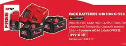 Tout faire matériaux M18 Batteries offre