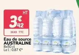 Promocash AUSTRALINE Eau de source offre