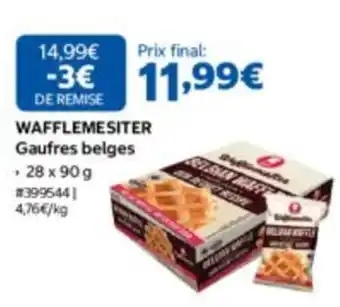 Wafflemesiter Gaufres belges