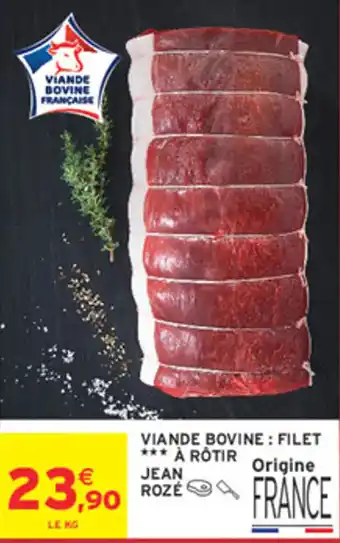 JEAN ROZÉ VIande Bovine : Filet