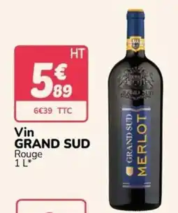 Promocash GRAND SUD Vin Rouge offre