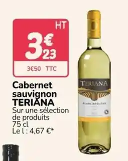 Promocash TERIANA Cabernet sauvignon offre