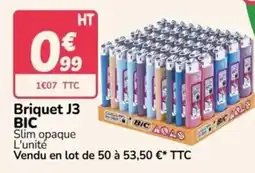Promocash BIC Briquet J3 offre