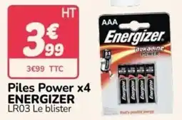 Promocash Energizer Piles Power offre