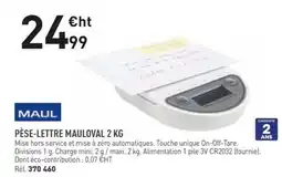 Hyperburo MAUL PÈSE-LETTRE MAULOVAL 2 KG offre