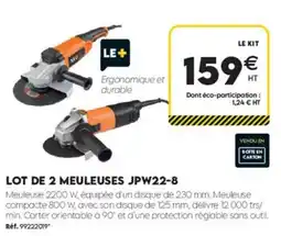 Tout faire matériaux AEG Meuleuses JPW22-8 offre