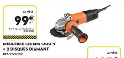 Tout faire matériaux AEG MEULEUSE 125 MM 1200 W offre