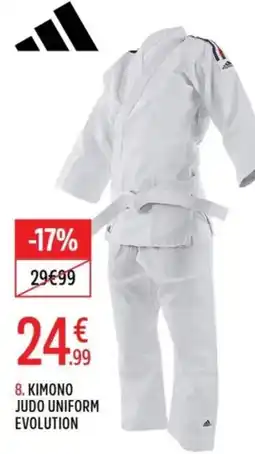 Intersport Adidas Kimono Judo Uniform Evolution offre