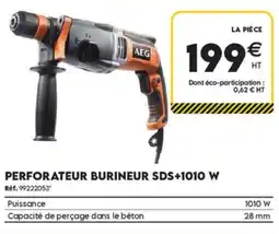 Tout faire matériaux AEG PERFORATEUR BURINEUR SDS+1010 W offre