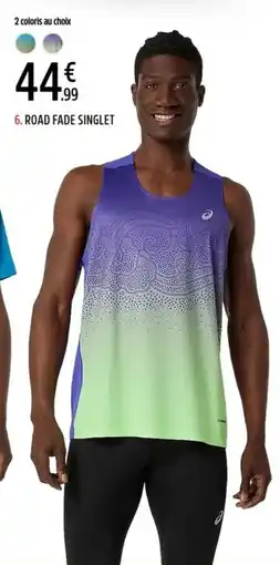 Intersport Asics road fade singlet offre