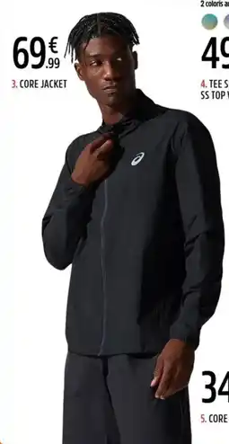 Intersport Asics core jacket offre