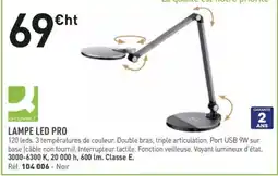 Hyperburo Q-CONNECT LAMPE LED PRO offre