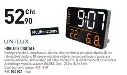 Hyperburo UNiLUX HORLOGE DIGITALE offre