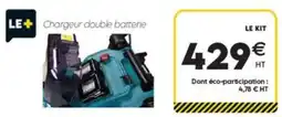 Tout faire matériaux LE+ Chargeur double batterie offre