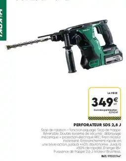 Tout faire matériaux HITACHI PERFORATEUR SDS 2,8 J offre