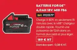 Tout faire matériaux FORGE BATTERIE offre