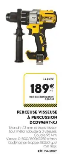 Tout faire matériaux DEWALT PERCEUSE VISSEUSE À PERCUSSION offre