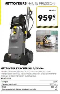 Tout faire matériaux Karcher nettoyeur hd 6/15 mx+ offre