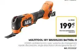 Tout faire matériaux AEG MULTITOOL 18V BRUSHLESS offre