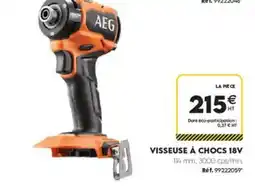 Tout faire matériaux AEG VISSEUSE À CHOCS 18V offre