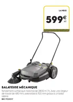 Tout faire matériaux Balayeuse mécanique offre