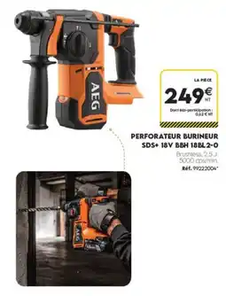 Tout faire matériaux Aeg perforateur burineur sds+18v bbh 18bl 2-0 offre