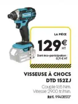 Tout faire matériaux Makita VISEUSE À CHOCS DTD 152ZJ offre