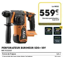 Tout faire matériaux AEG PERFORATEUR BURINEUR SDS+ 18V offre